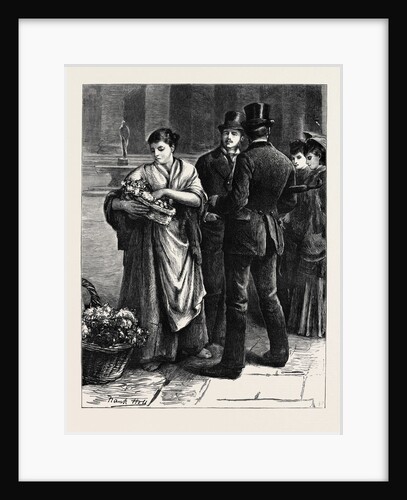 Sketches in London: A Flower Girl by Anonymous