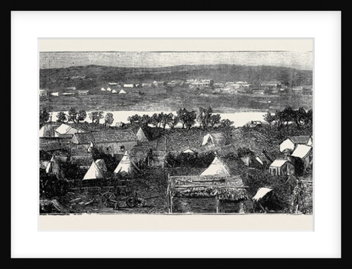 Panorama of the Diamond Fields, Vaal River, South Africa by Anonymous