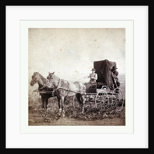 William Gardner in Front and Alex Gardner in the Back 309 Miles West of St. Louis, Missouri, 1867 by Anonymous