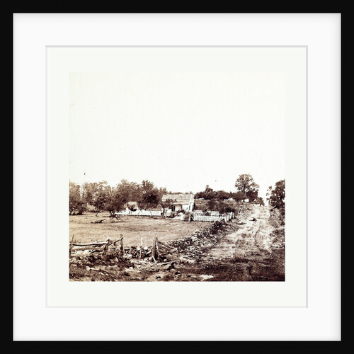 American Civil War: General Meade's Headquarters at Gettysburg, Eneral George G. Meade's Headquarters on Cemetery Ridge after the Battle at Gettysburg by Anonymous