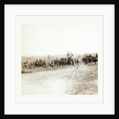 American Civil War: Captain J. M. Knap's Pennsylvania Independent Battery E Light Artillery Approaching the Battlefield at Antietam by Anonymous