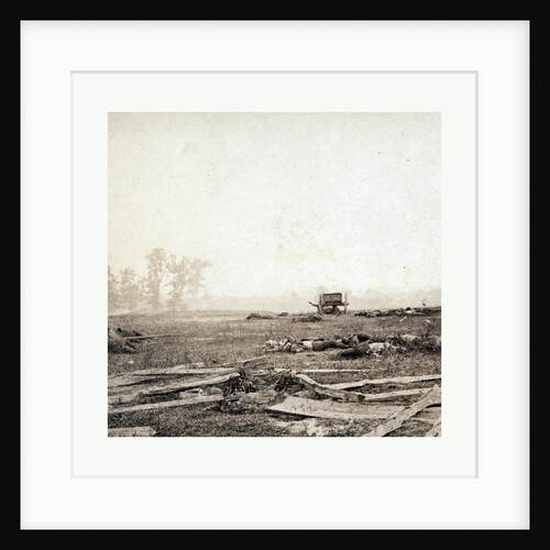 American Civil War: View on Battle Field of Antietam Where Sumner's Corps Charged the Enemy by Anonymous