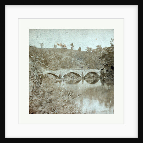American Civil War: Antietam Bridge, on Sharpsburgh and Boonsboro Turnkpike, a Stone Bridge Over a River by Anonymous