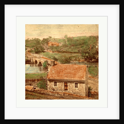 American Civil War: Bridge on the Boonsboro Pike, Antietam, Md., a Stone House on the Eastern Side of Antietam Bridge by Anonymous