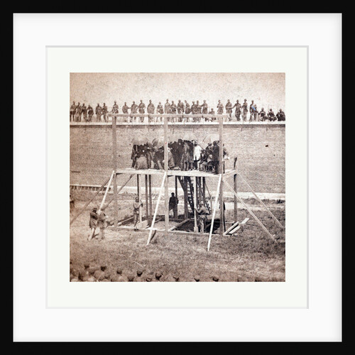 American Civil War: Execution of the Conspirators. The Arrival on the Scaffold. July 7, 1865 by Anonymous