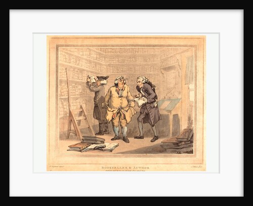 Bookseller and Author, 1784 by Anonymous
