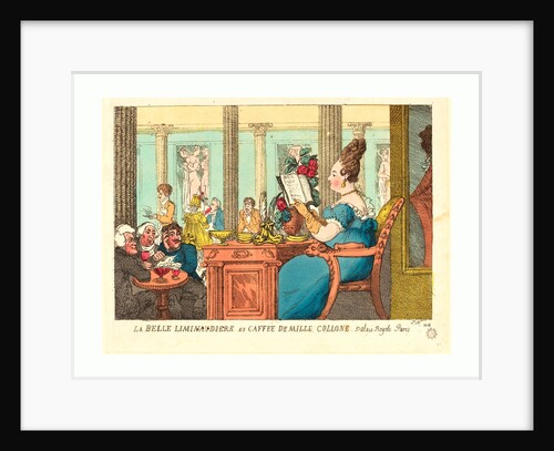 La Belle Limonaudiere Au Cafe Des Mille Colonnes, Palais Royal, Paris by Anonymous