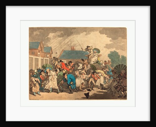 A Squall in Hyde Park, 1791 by Anonymous