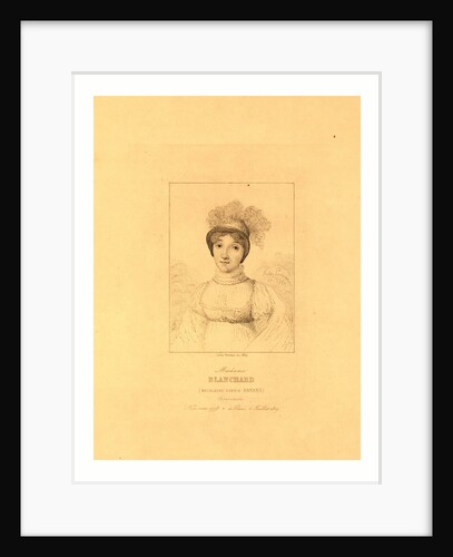 Madame Blanchard (Madeleine Sophie Armand) French Aeronaut by Anonymous