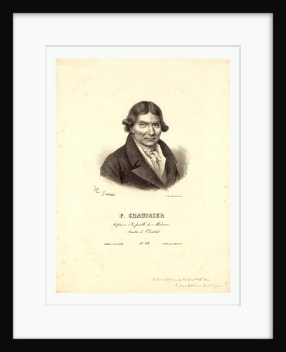 Head-and-Shoulders Profile Portrait of French Balloonist J.A.C. Charles by Anonymous