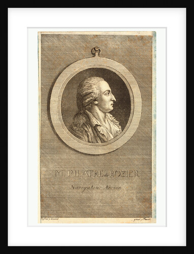 M. Pilatre De Rozier, Aeronaut by P. Goulet by Anonymous