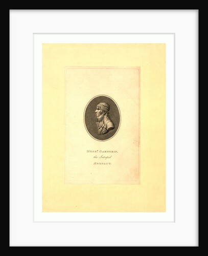 Oval Head-and-Shoulders Profile Portrait of French Balloonist and Parchutist A.J. Garnerin. by Anonymous