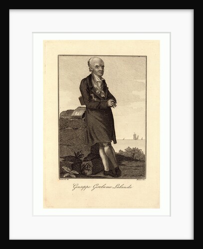 Full-Length Portrait of French Astronomer Joseph Jérôme Lalande. by Anonymous