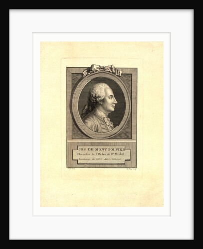 Jos. De Montgolfier, Chevalier De L'Ordre De St. Michel by Anonymous
