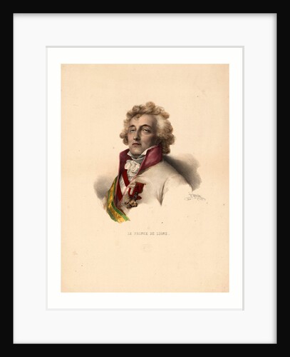 Head-and-Shoulders Portrait of Prince De Ligne by Anonymous
