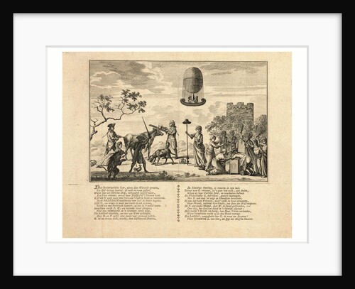 Dees Nederlandsche Koe, Altoos Waereld-Grooten, Dutch Political Cartoon About the Partitioning of the Netherlands by Anonymous