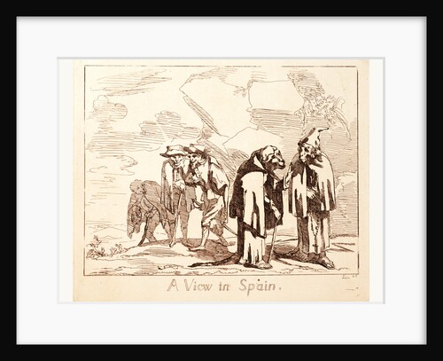 Animals Dressed As Spanish Monks and Gentlemen by Anonymous