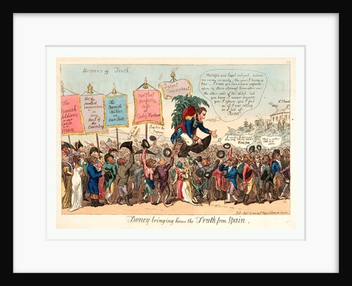 Boney Bringing Home the Truth from Spain, London, 1808 by Anonymous