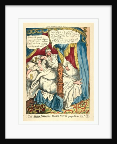 The Arch Dutchess Maria Louisa Going to Take Her Nap by Anonymous