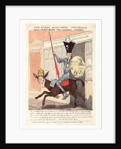 The Knight of the Woeful Countenance Going to Extirpate the National Assembly by Anonymous