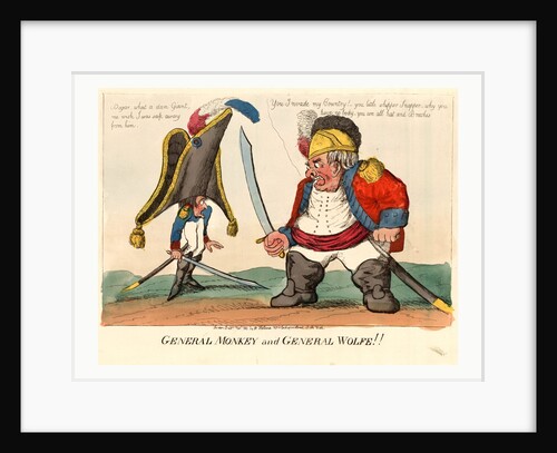 General Monkey and General Wolfe by Anonymous