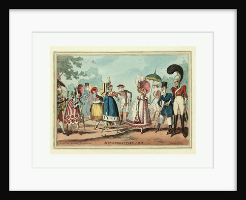 Monstrosities of 1818 by Anonymous