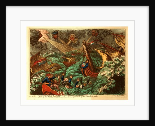 End of the Irish Invasion or the Destruction of the French Armada by Anonymous