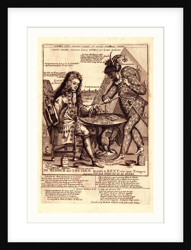 De Ridder Der Louisen Doende De Revu Over Zyne Troupen by Anonymous