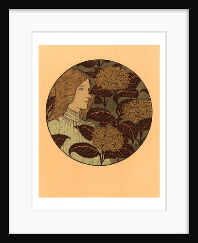 Roundel Portrait of a Girl by Anonymous