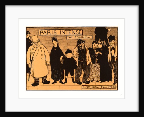 Flix Vallotton, Frontispiece from Paris Intense by Anonymous