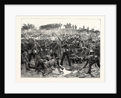 The Rush for Water at the Abu Halfa Wells on the Way to Gubat—an Incident of Sir Herbert Stewart's Second Desert March by Anonymous