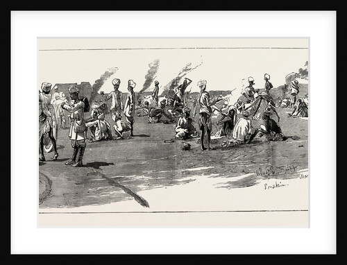 The War in the Soudan: Indian Troops of Different Castes Cooking by Anonymous