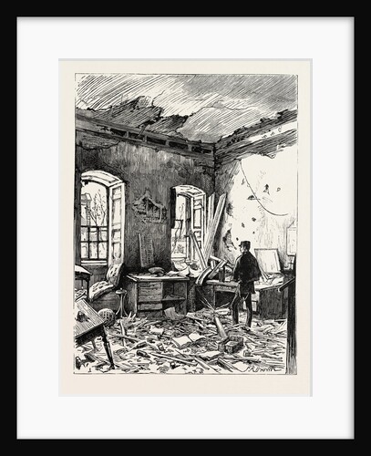 The Explosion at the Admiralty, Mr. Swainson's Room Just after the Explosion by Anonymous