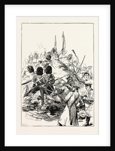 Carry High the Colours, the Guards Defending the Sandbag Battery at Inkerman by Anonymous