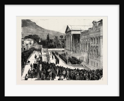 Opening of the New Houses of Parliament, Capetown: The Arrival of Sir Hercules Robinson, Governor of Cape Colony by Anonymous