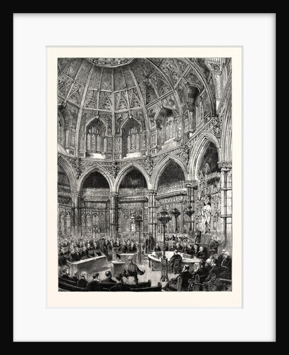 The New Council Chamber at the Guildhall, London by Anonymous