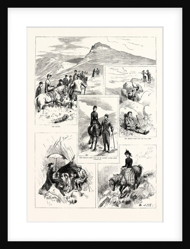 A Picnic in Scotland. The Ascent. by Anonymous