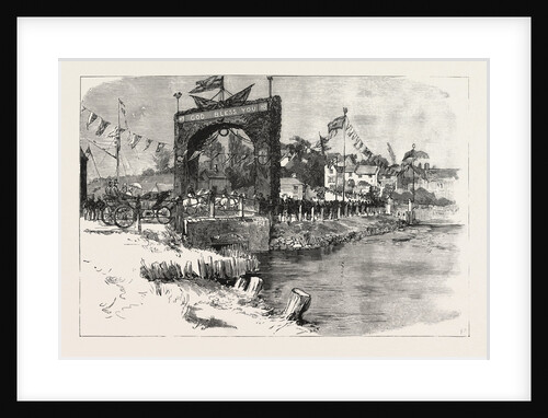 The Royal Couple Passing Over Wootton Bridge on Their Way to Quarr Abbey by Anonymous