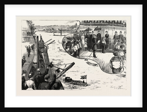 The Annual Inspection of the Training Ship Exmouth by the Princess Louise by Anonymous