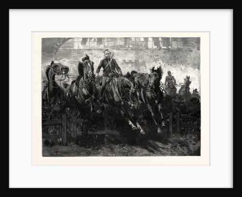 Cavalry Display by the Third (King's Own) Hussars at the Royal Military Tournament at the Agricultural Hall by Anonymous