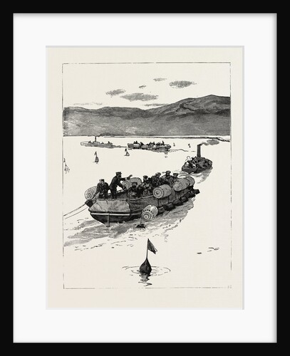The Particular Service Squadron in Bantry Bay, Ireland: Lieutenants Hall and Thomas, of the Sultan, Sowing a Torpedo Field by Anonymous