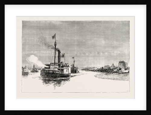 The War in the Soudan: Arrival of Gordon's Steamers Near Metemmeh from Khartoum, Jan. 21 by Anonymous