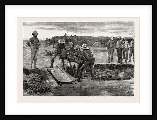 The War in the Soudan: Burial of the Late MK. J.A. Cameron, of the Standard, by His Fellow-Correspondents by Anonymous