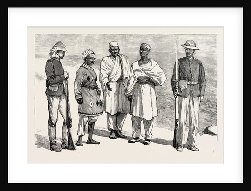 The War in the Soudan: Prisoners in the Mahdi's Uniform Taken at Abu Klea by Anonymous
