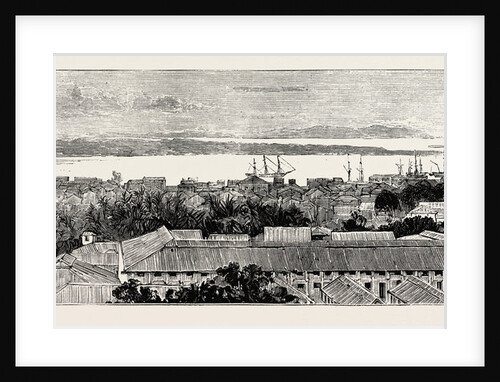 View of Maulmein from Hill to the East by Anonymous