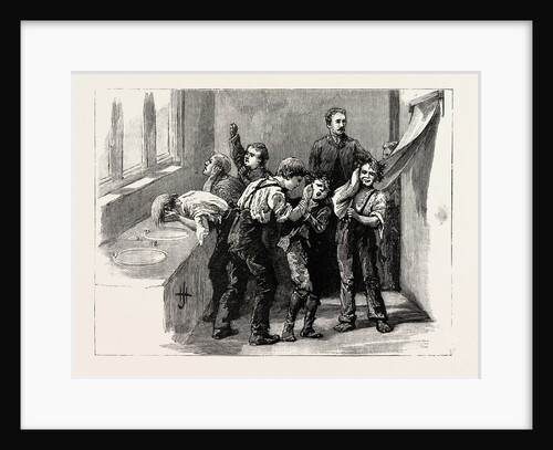In a Lavatory, 9 A.M., School, London by Anonymous