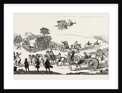 All the World in a Hurry, or the Road from London to Oxford, 1754 by Anonymous