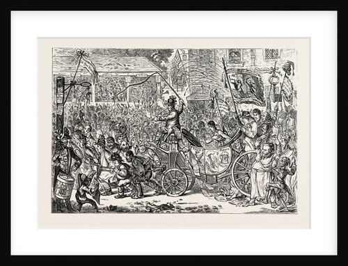 The Middlesex Election, Scene at the Brentford Hustings: Proctor and Glynn, 1768 by Anonymous