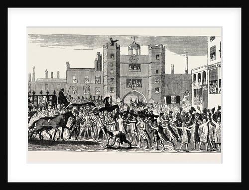 Sequel to the Battle of Temple Bar, Presenting Loyal Address at St. James's Palace, 1769 by Anonymous