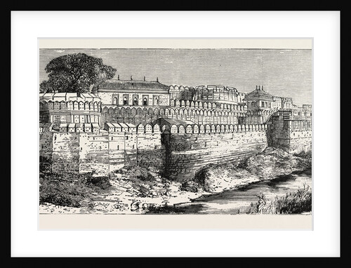 A View in Bundelkhund, Central India: The Fort at Samptar by Anonymous